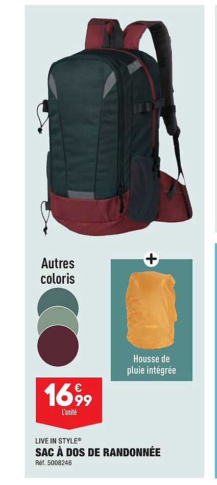 live in style sac à dos de randonnée