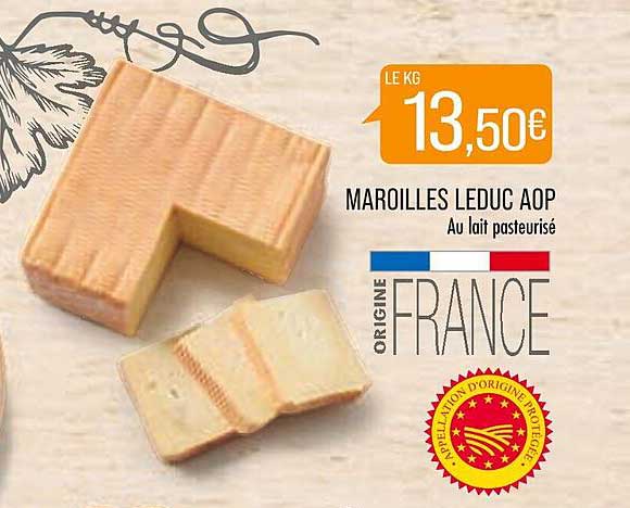 maroilles leduc aop