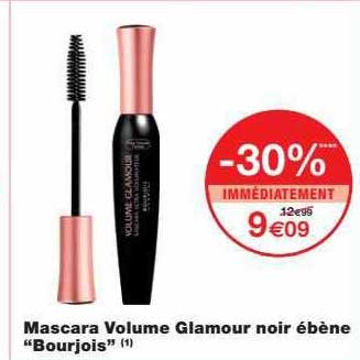 mascara volume glamour noir ébène "bourjois"