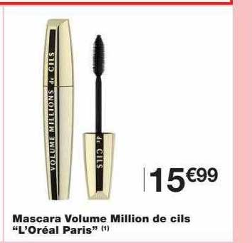 mascara volume million de cils "l'oréal paris"