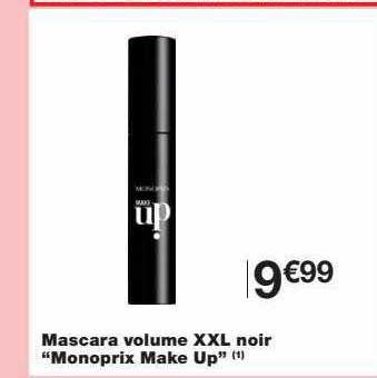 mascara volume xxl noir "monoprix make up"