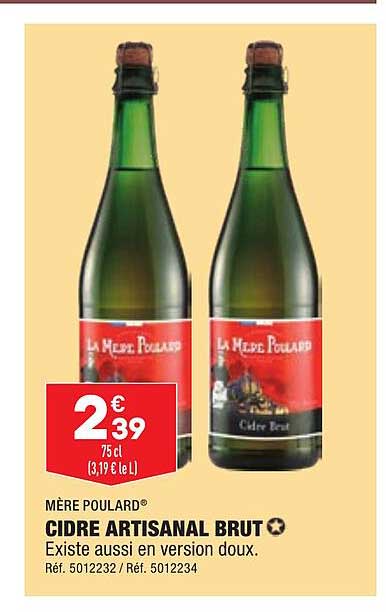 mère poulard cidre artisanal brut