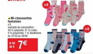 mi-chaussettes fantaisies