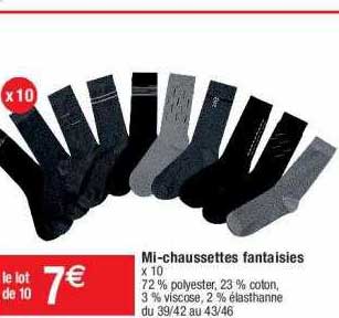 mi-chaussettes fantaisies