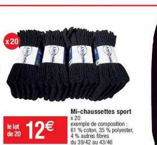 mi-chaussettes sport