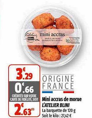 mini accras de morue l'atelier blini