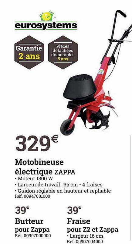 Motobineuse électrique Zappa Eurosystems