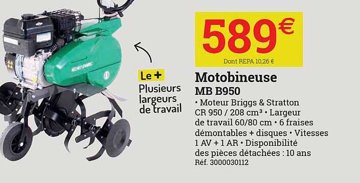 motobineuse mb b950