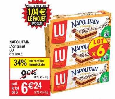 Napolitain L'original Lu