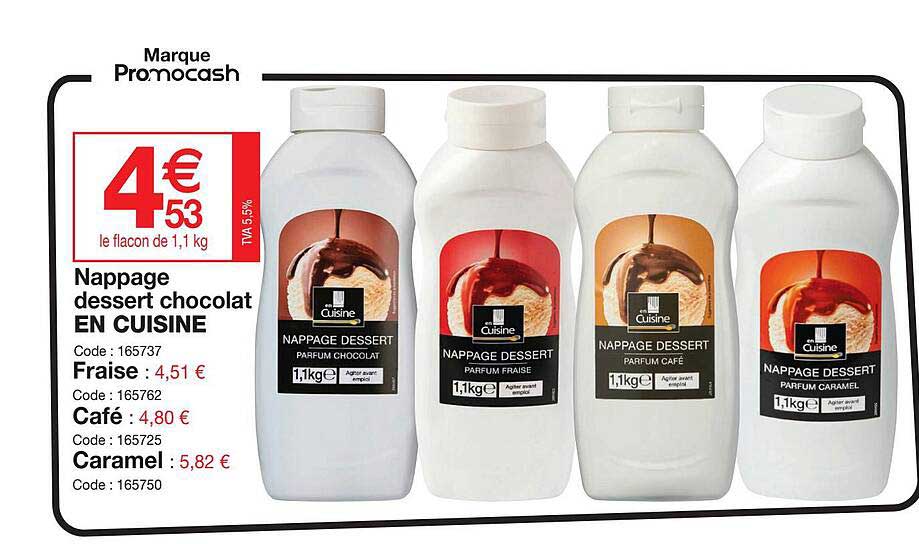 nappage dessert chocolat en cuisine