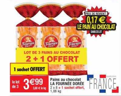 pains au chocolat la fournée dorée