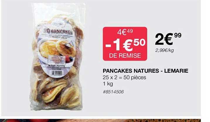 pancakes natures - lemarie