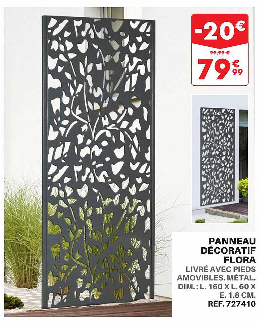 Panneau Décoratif Flora