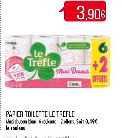 Papier Toilette Le Trèfle