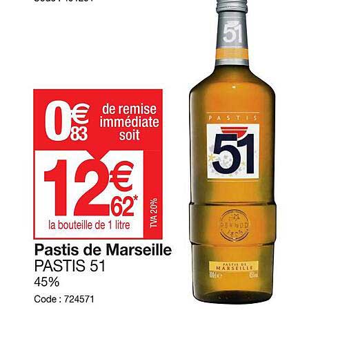 Pastis De Marseille Pastis 51