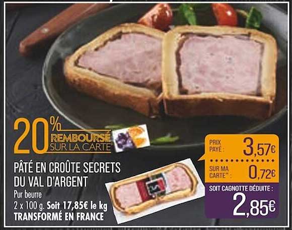 pâté en croûte secrets du val d'argent