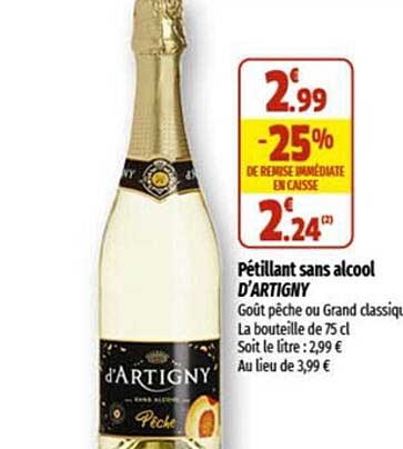 Pétillant Sans Alcool D'artigny