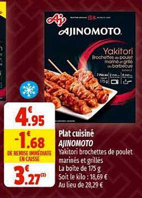 Plat Cuisiné Ajinomoto