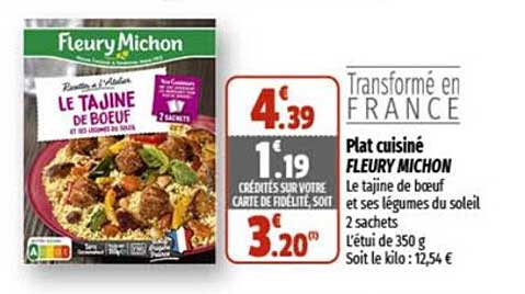 plat cuisiné fleury michon