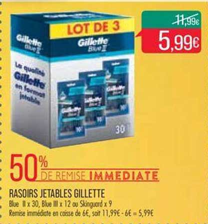 Rasoirs Jetables Gillette