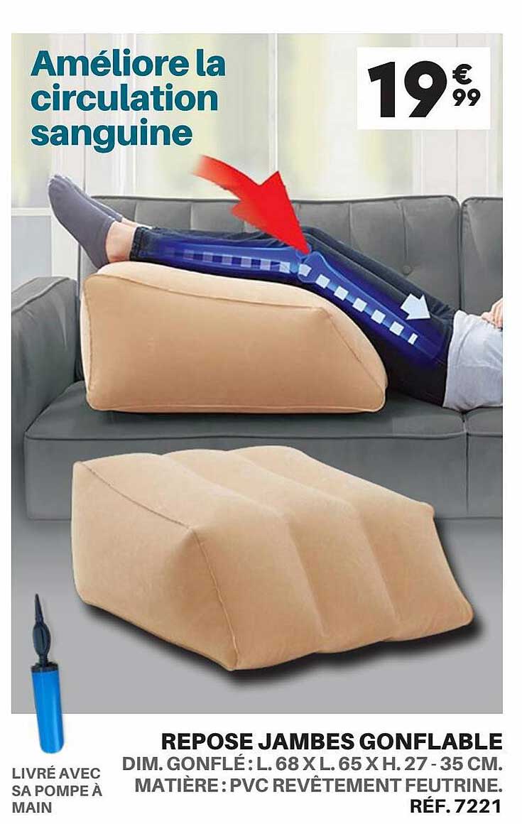 Repose Jambes Gonflable