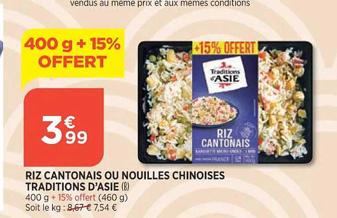 riz cantonais ou nouilles chinoises traditions d'asie