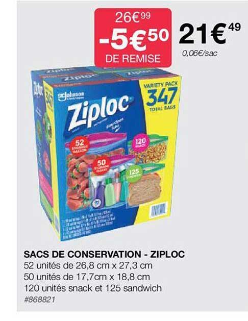 Sacs De Conservation - Ziploc