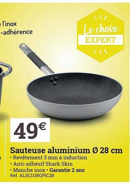 Sauteuse Aluminium ø 28 Cm