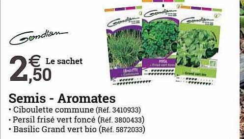 semis - aromates gondian