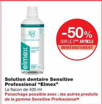 Solution Dentaire Sensitive Professional "elmex"