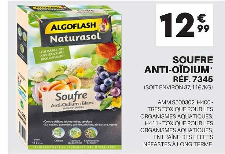 soufre anti-oïdium