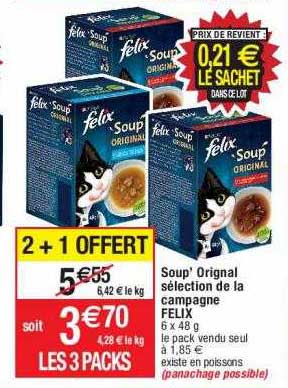 soup' original sélection de la campagne felix