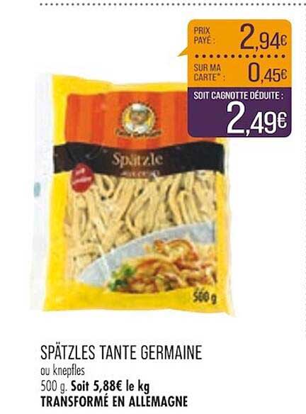spätzles tante germaine