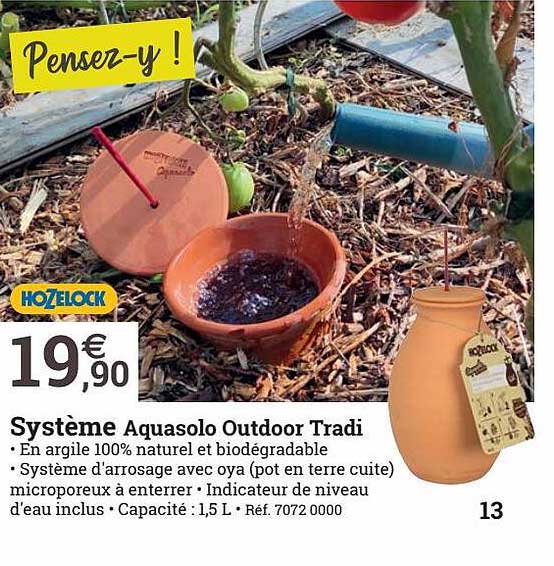 système aquasolo outdoor tradi hozelock