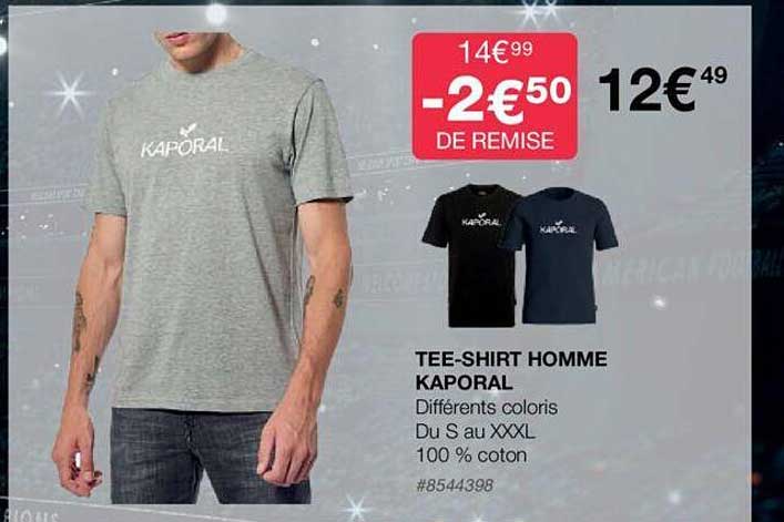 tee-shirt homme kaporal
