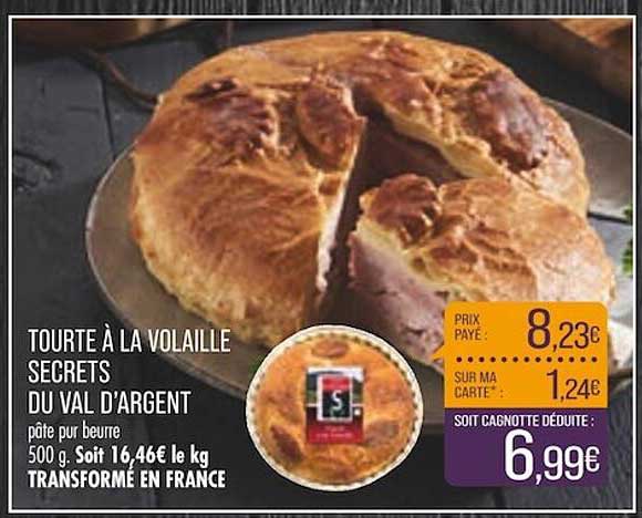 tourte à la volaille secrets du val d'argent