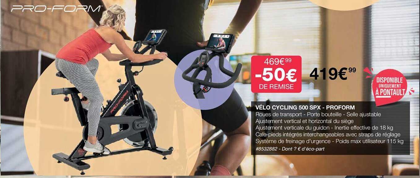 vélo cycling 500 spx - proform