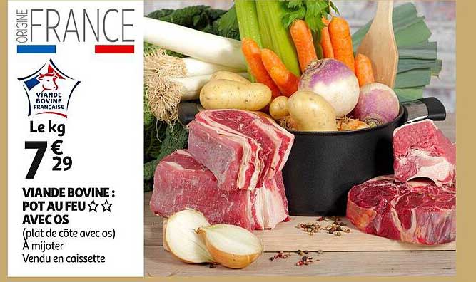 Viande Bovine : Pot Au Feu**avec Os
