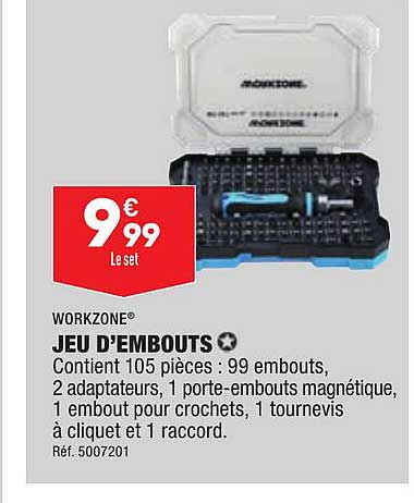 workzone jeu d'embouts