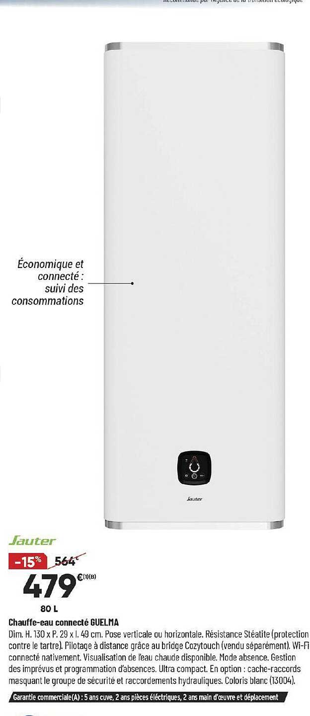 chauffe-eau connecté buelma