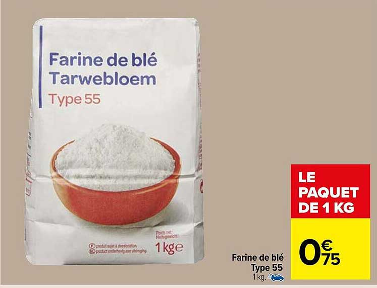 farine de blé type 55