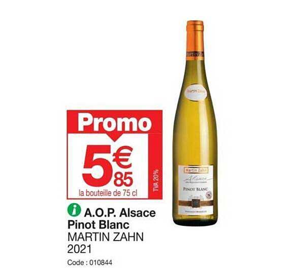 a.o.p. alsace pinot blanc martin zahn 2021