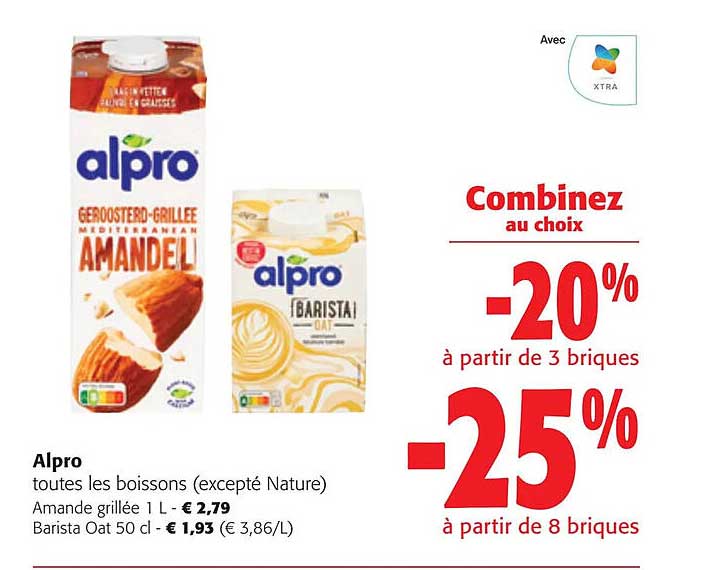 alpro toutes les boissons