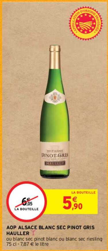 aop alsace blanc sec pinot gris hauller