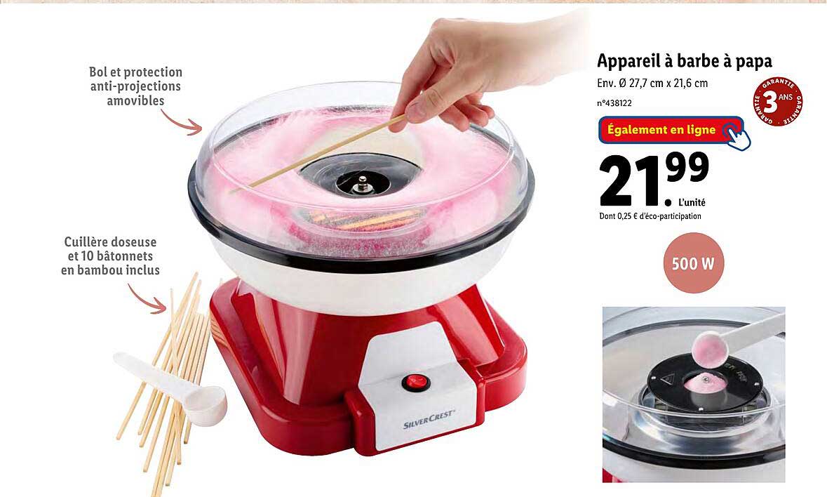 appareil à barbe à papa