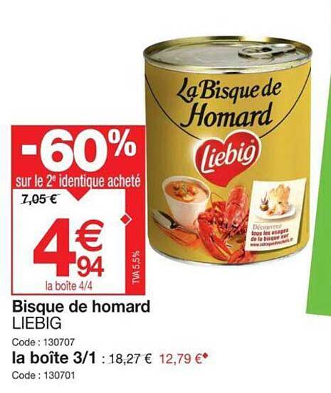 bisque de homard liebig