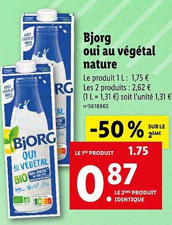 bjorg oui au végétal nature