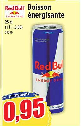 boisson énergisante red bull