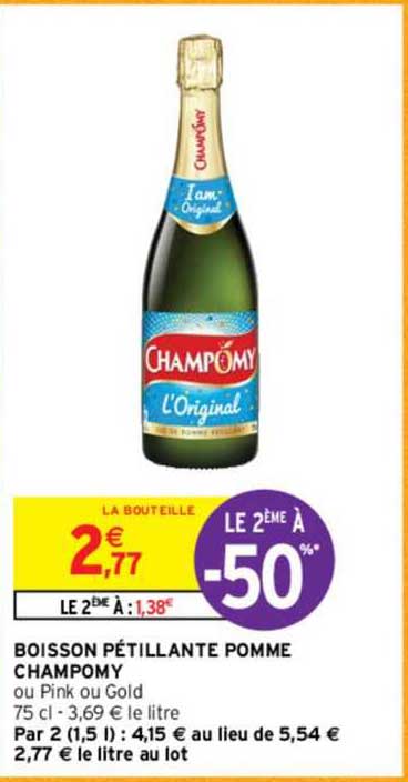 Boisson Pétillante Pomme Champomy