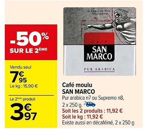 café moulu san marco